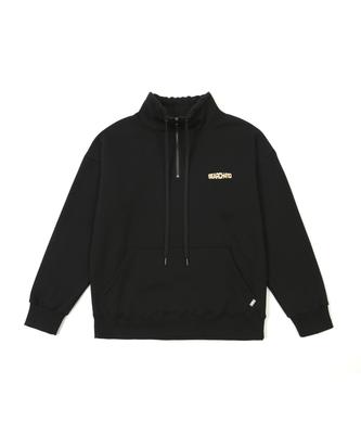 Sseochi410 Raise Logo Anorak Sweatshirt Black