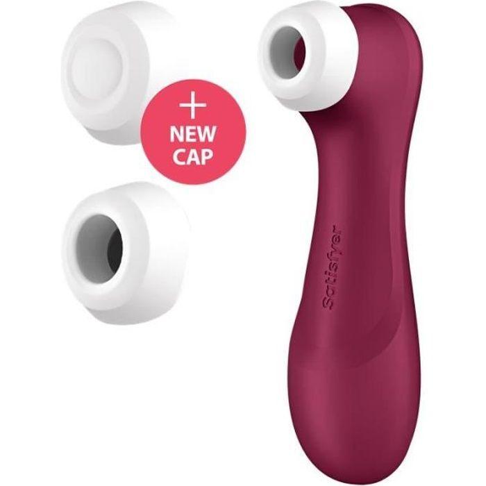 Stimulateur Clitoridien - SATISFYER - Pro 2 Gen 3 - Liquid Air - Ventouse - Bordeaux