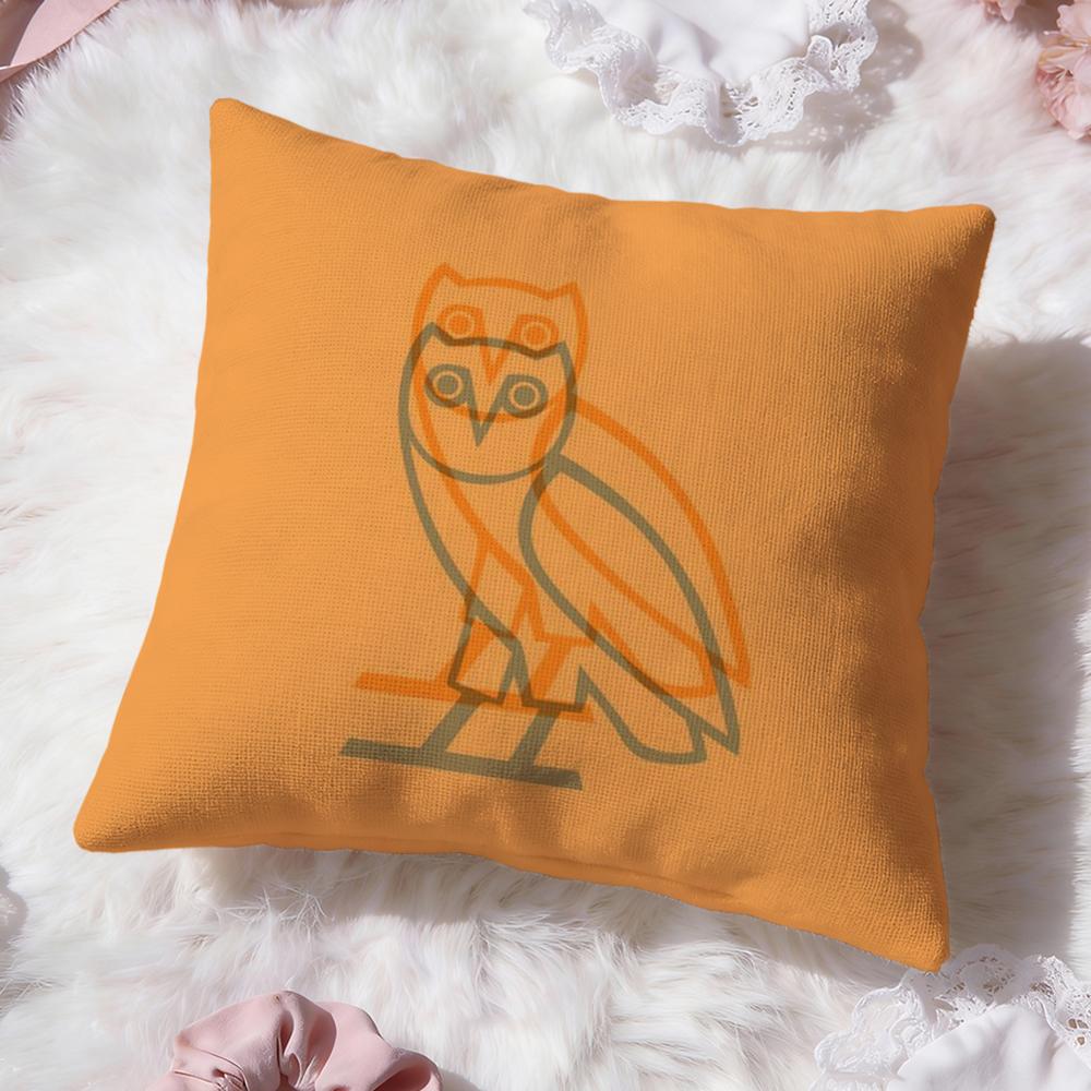 Luxury O-OvO OWLS Cushion Cover Premium Comfort Reversible Pillow Cove -Two in One Design for Any Room & Car Interior