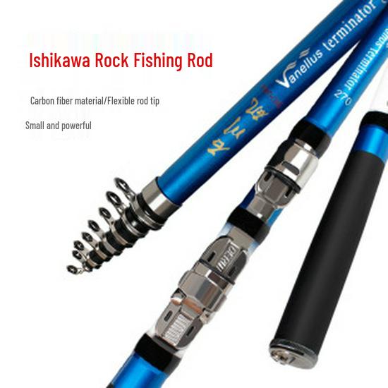2.7M Carbon Fiber Dual-use Hero Rock Fishing Rod for Hand-held and Sea Fishing