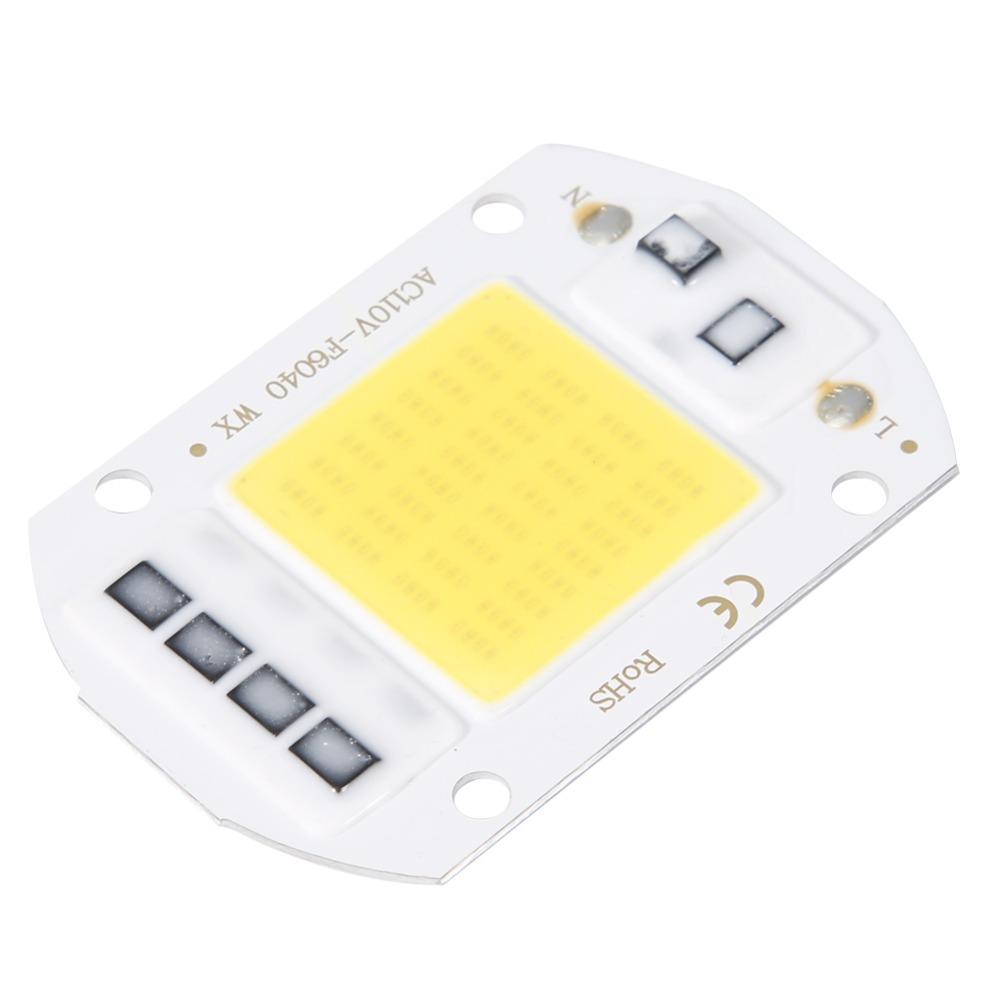 2pcs 50W COB LED Bulb AC110V Integrated Chip Light Source  For DIY Indoor Lighting