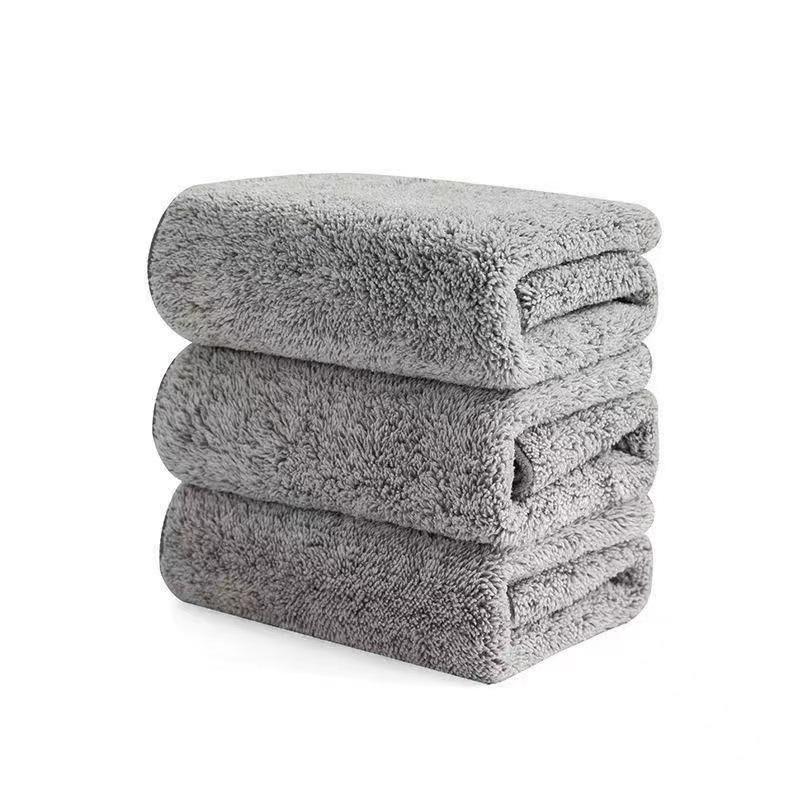 Bamboo Charcoal Fiber Non-stick Oil-Absorbing Dishcloth - Lint-Free, Thickened, Kitchen Cleaning Towel