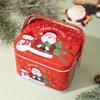 2pcs Christmas Decoration Candy Boxes with Convenient Carry Handle Sweets Storage Solution Handheld Candies Holder