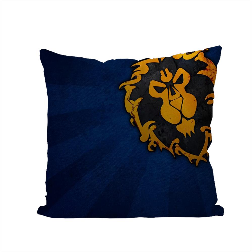 WWorld Of WWarcraft WOW Pillow Case For Car Sofa Decorative Home Doublesided Print Plush Square Throw Pillow Cushion Cover