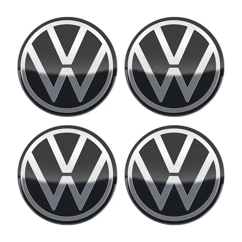 Set nou 4 buc. Capace centrale butuc roată auto 56/60/65/70/75mm Insignă Autocolantă Pentru Volkswagen VW B5 GTI Golf 5 7 Caddy Passat b6 Tiguan