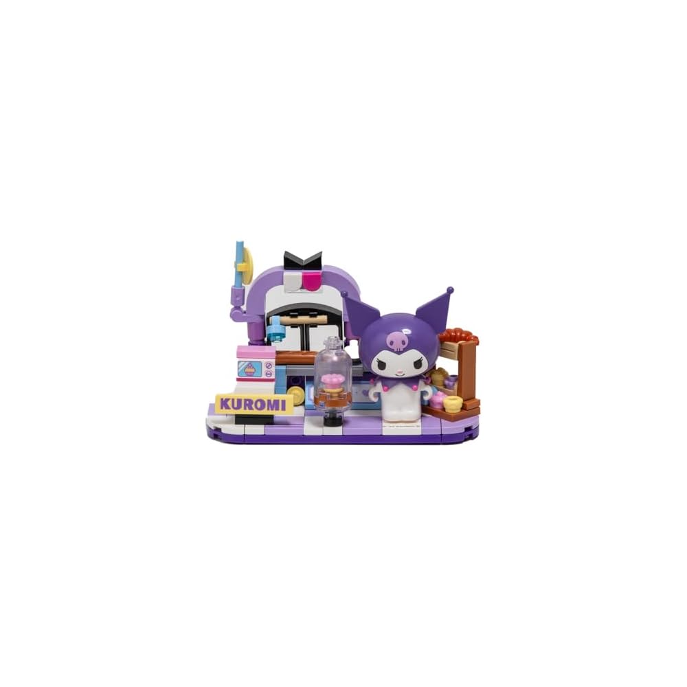Onda Kurumi Sanrio Toy Bakery Cafe Block Set for Girls Nano Block Building Toy