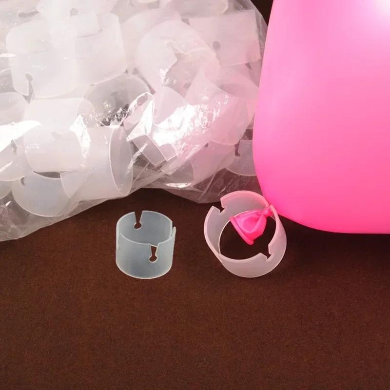 50/100 peças Fivela de Anel Circular para Balão de Arco Abertura de Casamento Suporte de Porta de Shopping Acessórios de Fabricação de Fivela de Anel