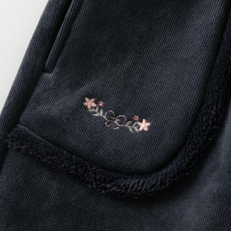DAVE&BELLA Girls' Fleece-Lined Knit Jogger Pants