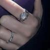 Moonstone Influencer Style Ring - Versatile, Luxurious, and Ideal for Index Finger