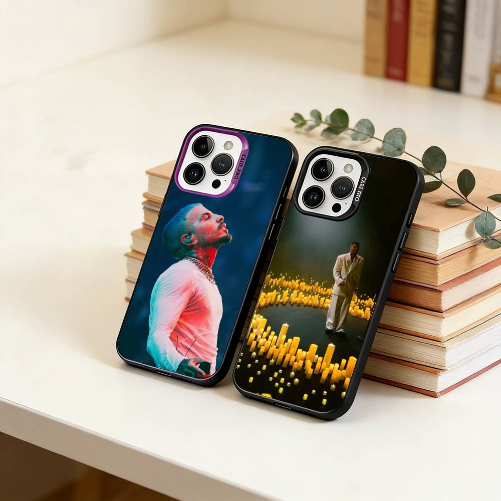 reggaeton-R- Rauw Alejandro Phone Case For iPhone 17,16,15,14,13,12,11 Plus,Pro Max,XS,Colorful Silver Black Cover