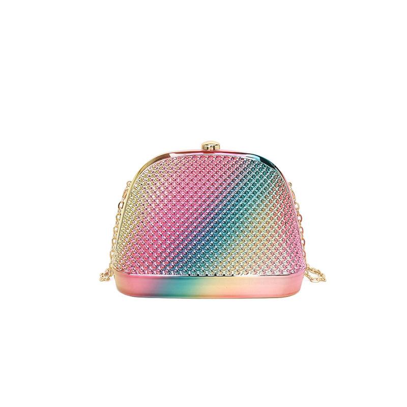 Women's Bag Fashion Niche Design Dinner Bag 2025 New European and American Trendy Versatile Acrylic Chain Shell Bag