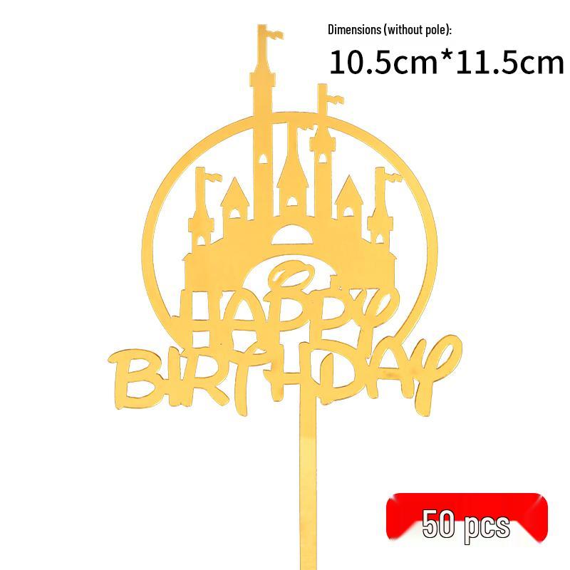 Princess and Prince Ferris Wheel Cake Topper for Birthday Decoration