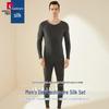 Pierre Cardin Men's German Velvet & Cashmere-Silk Thermal Underwear Set