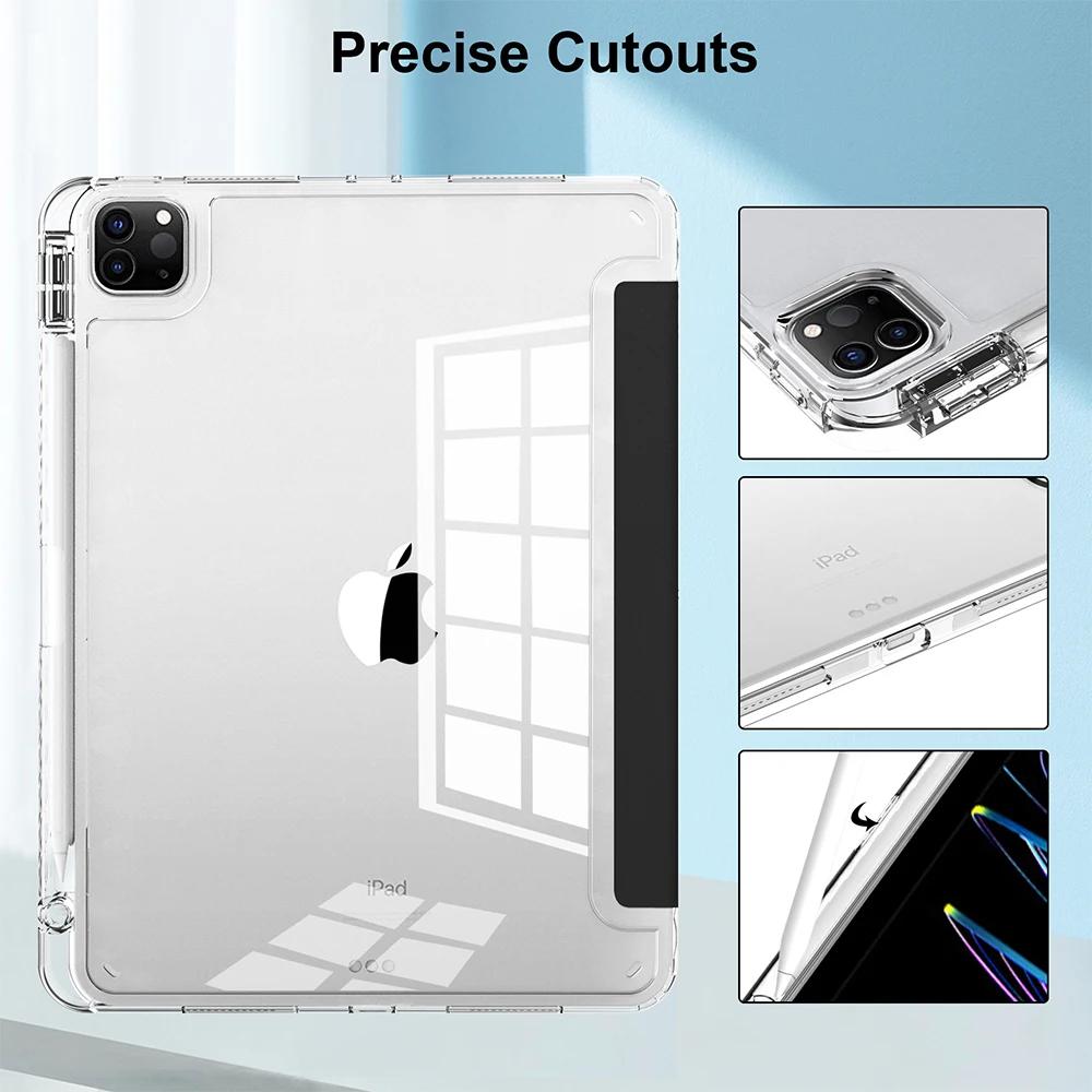 Modelle für Neues iPad M5 11 13 Zoll Pro 6. Generation A3361 A3362 A3357 A3358 A3359 Acryl HD Hülle mit Stifthalter