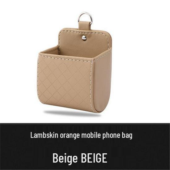 Car Air Vent Hanging Storage Bag and Phone Holder