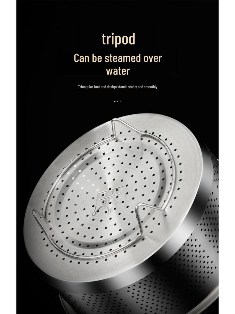 Stainless Steel Rice Water Separation Steamer Basket for Electric Rice Cookers