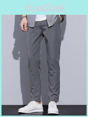 Youth Business Casual Pants With Stretch Fabric For Summer Comfort