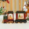 Mit Wasser gefüllter Weihnachtszug Anhänger Musikalisch Leuchtend Weihnachts-Lokomotive Dekoration Für Kinderzimmer