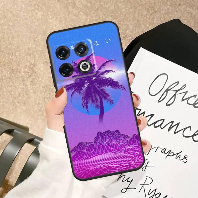 Vaporwave Aesthetic Trippy Case For OnePlus 10 Pro 10T 8T 13T 15 13 12 11 15R 13R 12R Nord 5 CE 4 2 3 Lite N20 N30 Cover