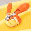 Coupe-ongles pour bébé et personnes âgées avec lumière LED/loupe Anti-éclaboussures Coupe-ongles Ongles des mains et des pieds Ciseaux à ongles Soins