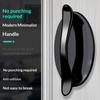 No Drill Anti Collision Cabinet Pull Handle Self Adhesive Sturdy Build for Bathroom Wardrobe Kitchen Drawer