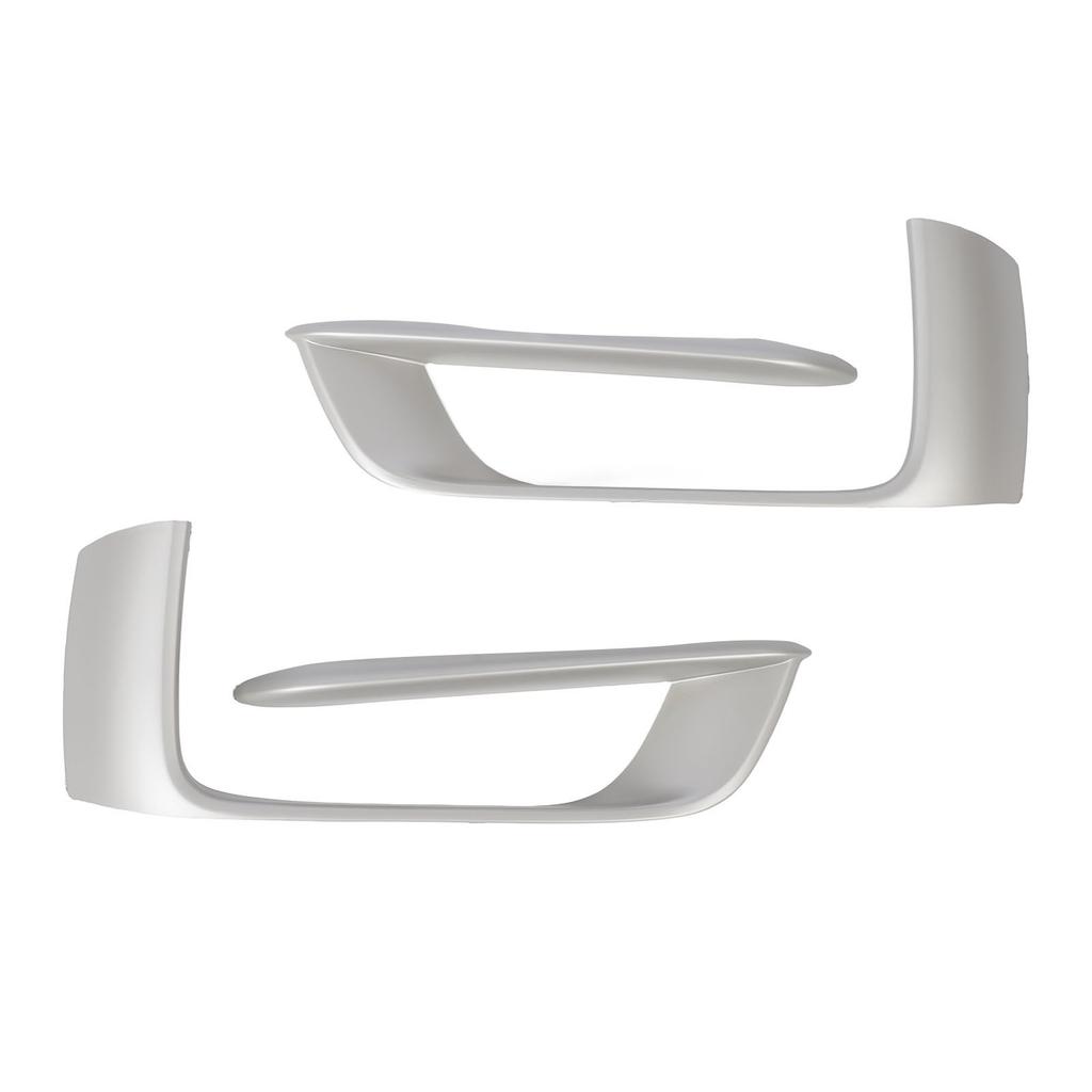 Pair of Fog Light Hole Cover Set 51117308044 Front Bumper Grille Molding Trim Insert Grille for X5 F15 40e 35d 35i 50i