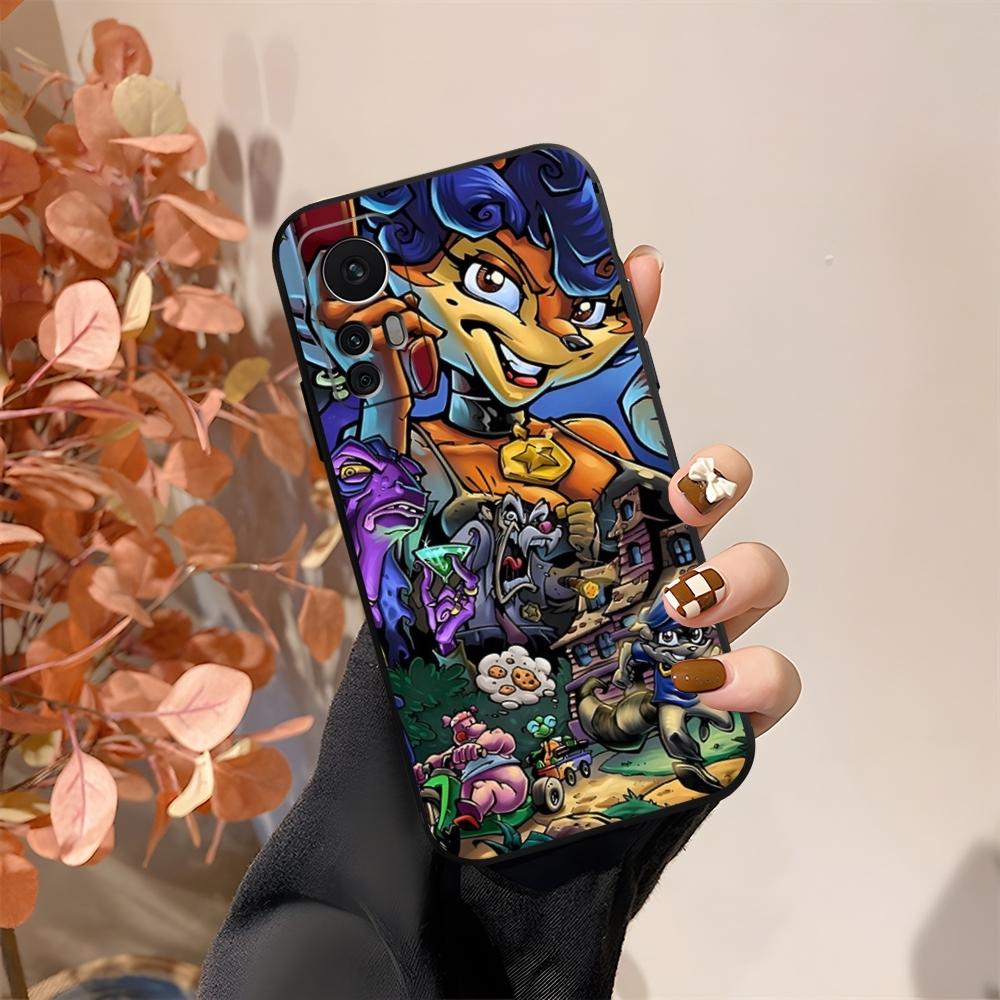 

Чехол для телефона Sly Cooper Fundas Для Xiaomi 15 14 12 Lite Pro 13 11t POCO X5 M6 M5 X6 X3 F5 F6 Pro Чехол POCO M6 Pro