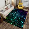 Colorful Mandala Pattern Carpet suitable as a non-slip mat for the living room or bedroom sofa