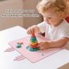 Baby Feeding Pad Reusable Kids Placemats Food Grade Silicone Tablemats Washable Dinner Placemat for Toddlers Newborn