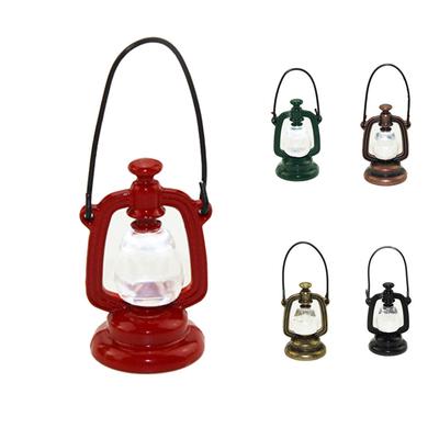 1/12 Scale Ature Dollhouse Accessories Decoration  Oil Lamp Kids Toy
