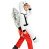 Astronaut Costume With 3D Rockets Backpack For Kids Role Play Science Theme Party And Stage Performances Soft Polyester Fabric