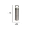 EDC Titanium Alloy Pill Medicine Storage Box Container Multi Grid Outdoor Camping Travel Box Sealed Waterproof Leak