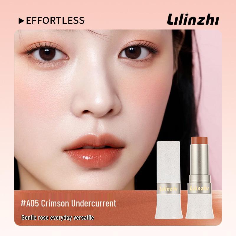 Lilinxhi Dual-Use Matte Lip and Cheek Stick - Long-Lasting, Soft, Natural Contour Blush