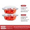 Cartoon Heat-Resistant Glass Bowl with Lid