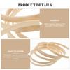 12Pcs 26Cm Round Bamboo Craft Rings Eco Friendly Dream Catcher Accessories for Macrame Lace Fabric Covering Home Decor