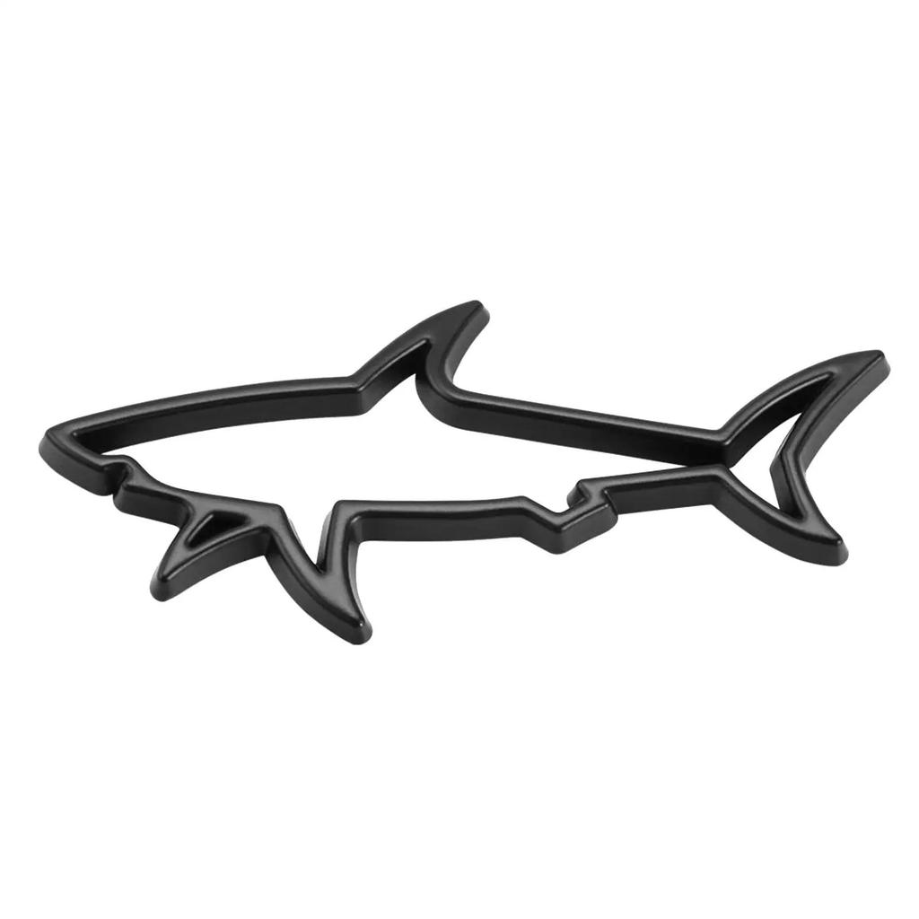 Adesivo 3D per Car Styling Emblema Vuoto Pesce Squalo Decalcomanie Automobili Motocicletta Computer Tappo Carburante Accessori Decalcomanie