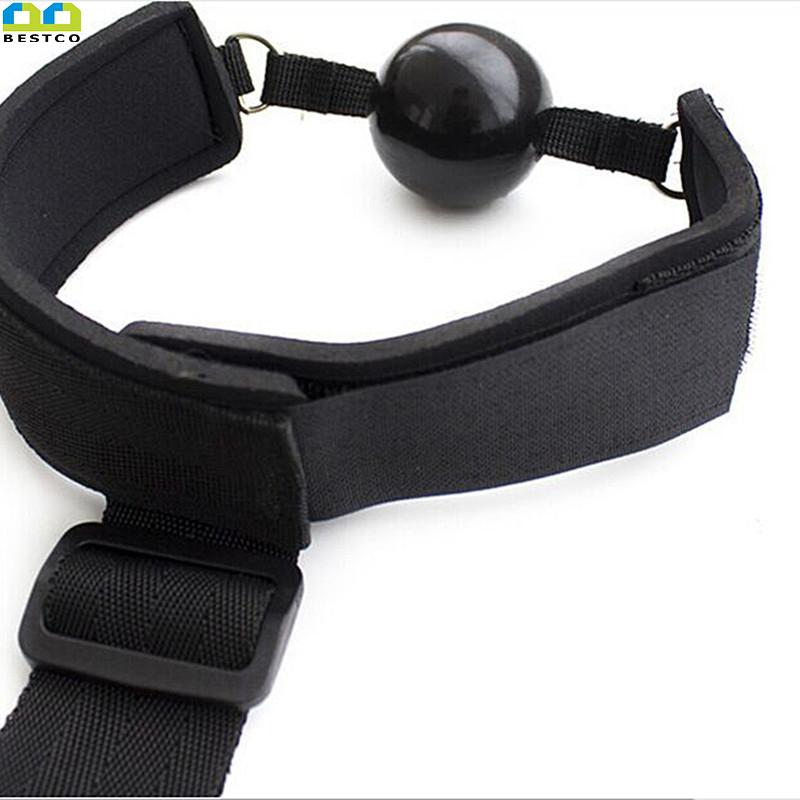 BESTCO Flirting Handcuffs Neck Erotic Adult Sex Toys Mouth Ball Gag BDSM Bondage Restraints For Couples Women Slave Games