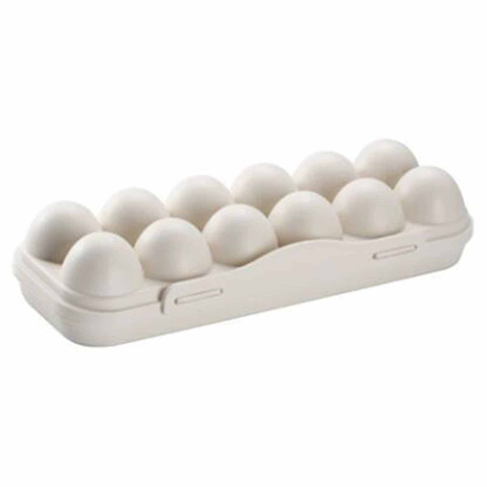 

Portable Shockproof Egg Tray – Drop-Proof Plastic Egg Storage Box for Refrigerator, Household Egg Preservation Container One Size