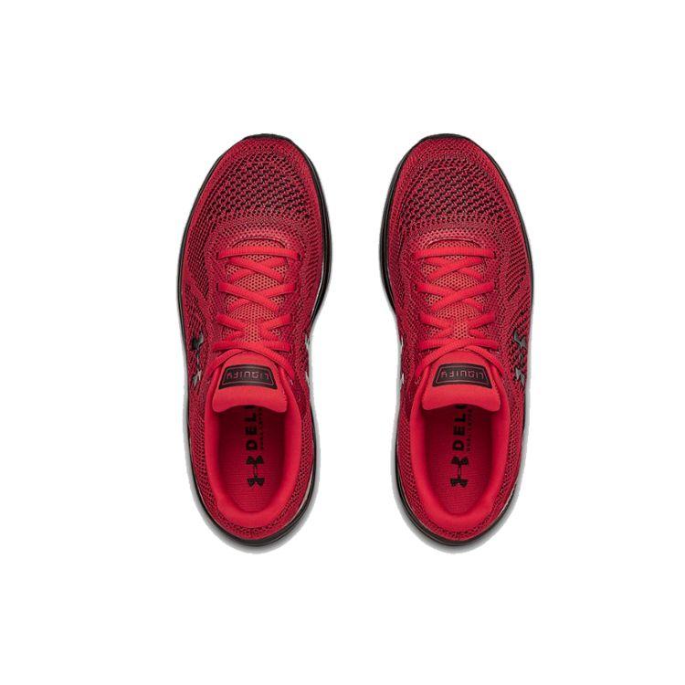 Under Armour Liquify Red Black Unisex Sneakers 3021946-602