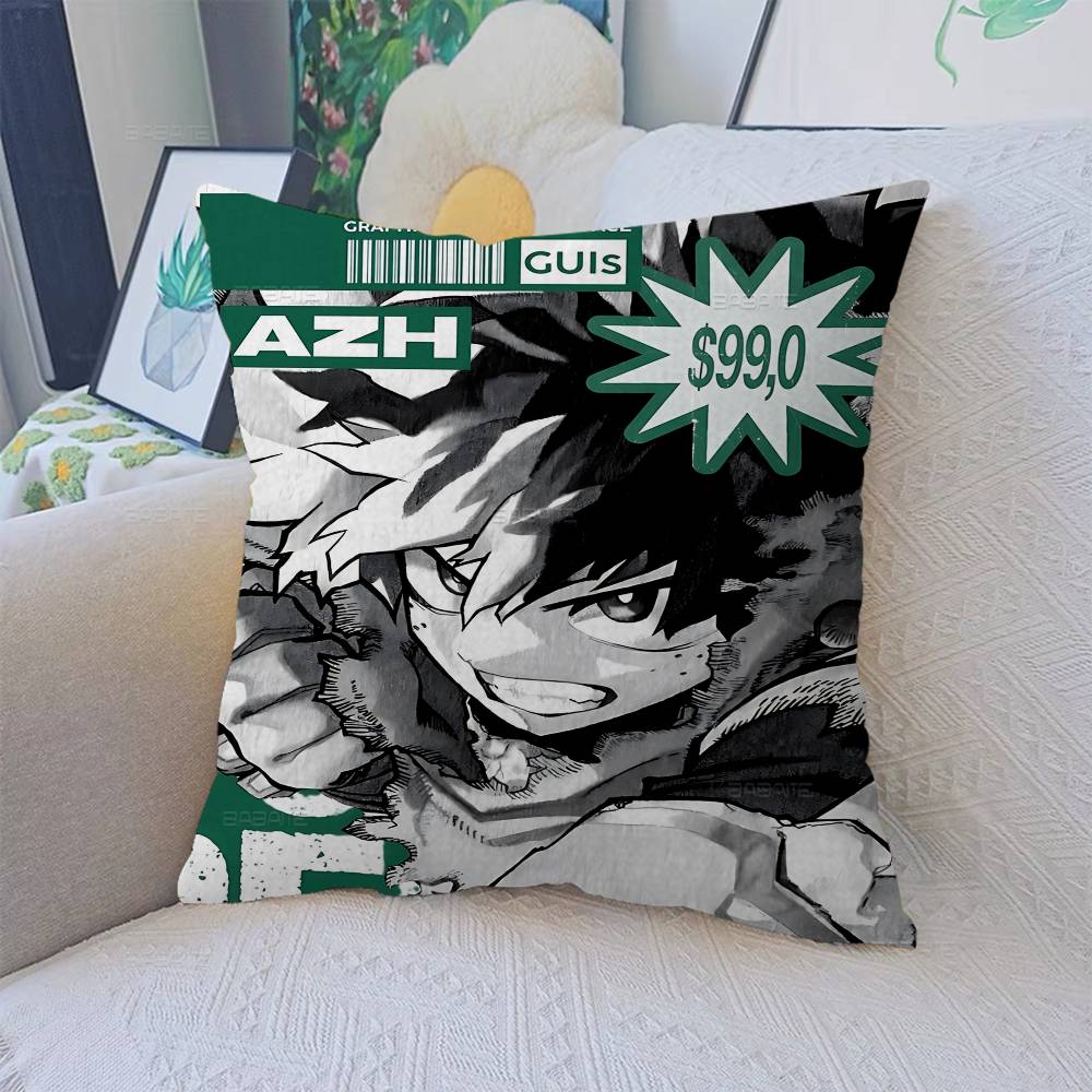 My Hero A-Academia Deku Cushion Cover Pillow Cover Decor Pillowcase Printed Cushion Case For Couch