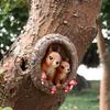Hand Painted Squirrel Statue Garden Squirrel Statue Ornament For Garden Trees And Outdoor Landscape Decoration