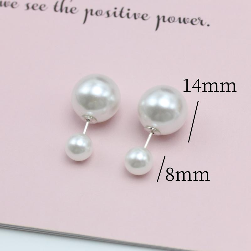 Heart Round Imitation Pearl Butterfly Leaf Tulip Flower Drop Earrings Women Wedding Geometry Jewelry Trend Creative Accessories