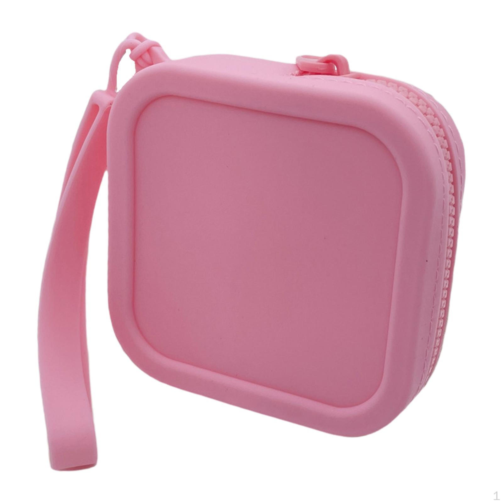 Силиконовый кошелек сумка для ключей водонепроницаемая молния небольшое хранилище