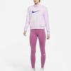 Nike Kurtka rozpinana z nadrukowanym logo Dri-FIT Swoosh Run Kobiety kurtki Jasnofioletowa DQ6384-530