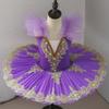 Tutu Ballet Led Light Swan Lake Ballerina Pancake Girl Ballet Dress Kids Dance Costumes