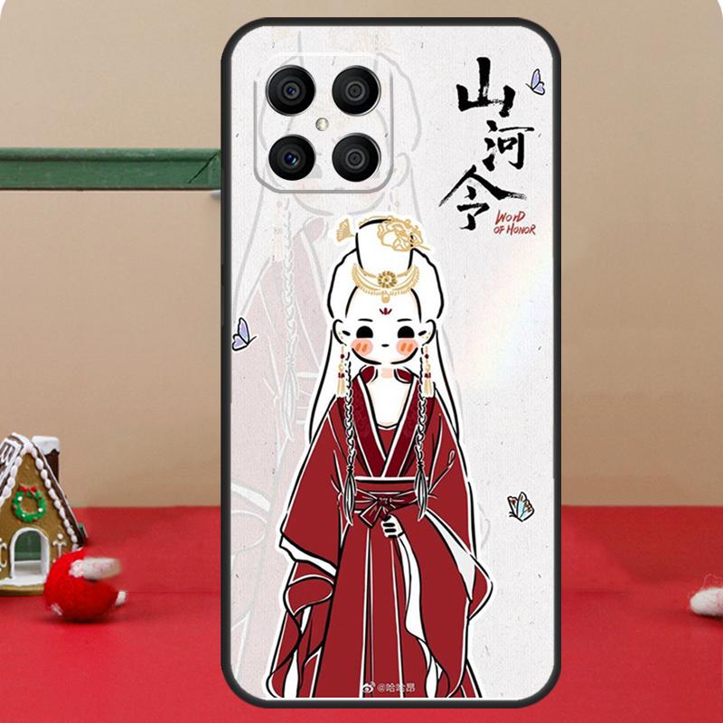 EHRENWORT Shan He Ling Cartoon Hülle Für Honor Magic 8 5 6 7 Lite Honor 400 Pro 200 70 90 X8c X8b X9a X9b X9c X9d Win Cover