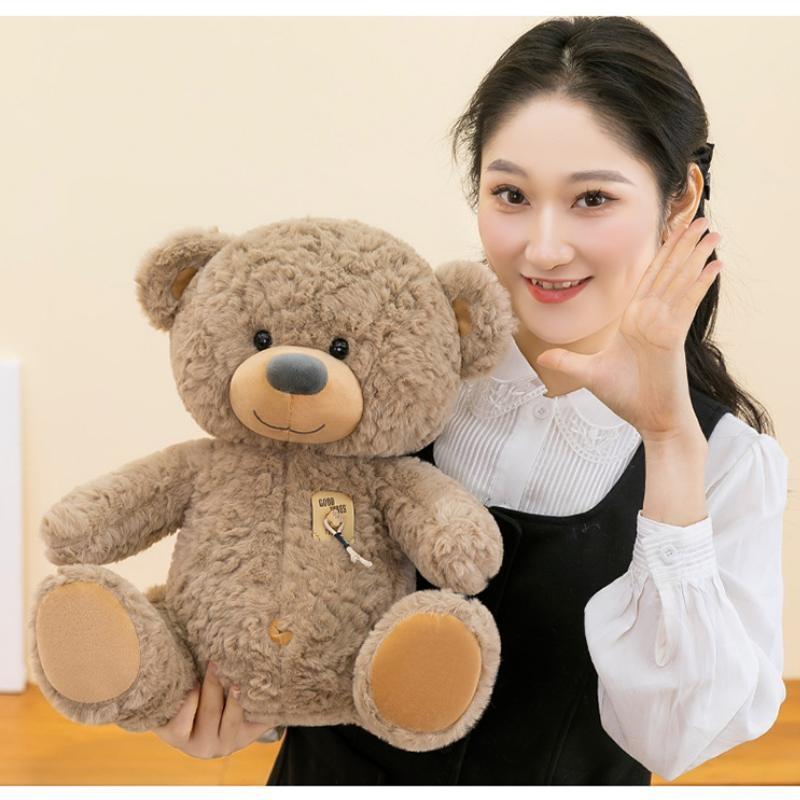 Bear Toy Plush Cartoon Animal Stuffed Doll Bedroom Decoration Kids Gifts Cute
