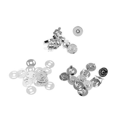 12 Sets Sewing Button Snap Magnetic Fastener Press Studs Bag Apparel 14mm #1