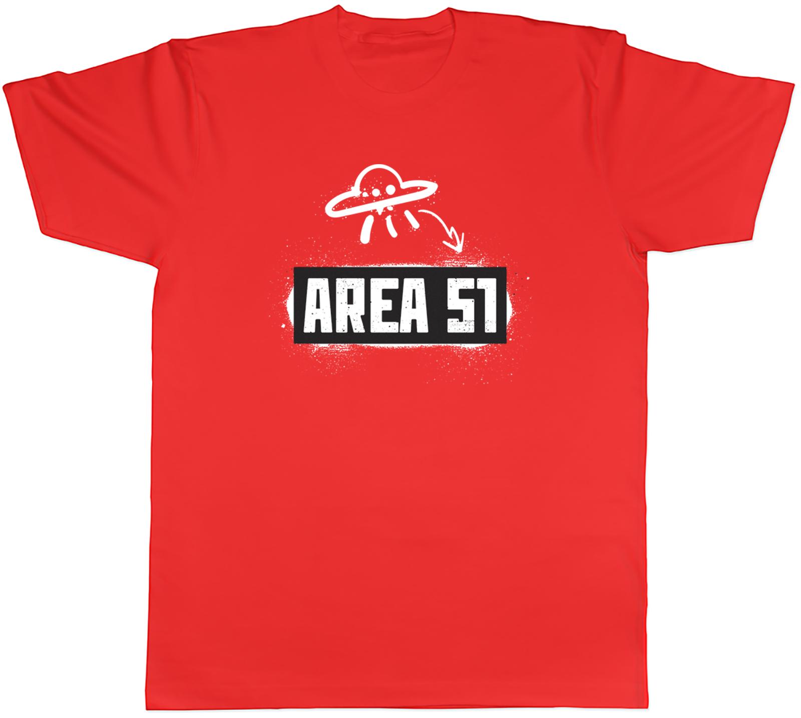 UFO Flying Saucer Unisexs TShirt Aliens Area 51 Funny Tee Gift S