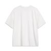 Li Ning Sports Lifestyle Series American Casual Versatile Letter Logo Printed Round Neck Short Sleeve T-Shirt Unisex Tops Off-White AHSU793-2